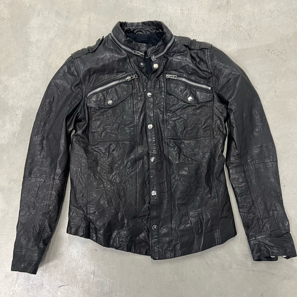 ♥️ AllSaints | RARE 100% genuine leather shirt!